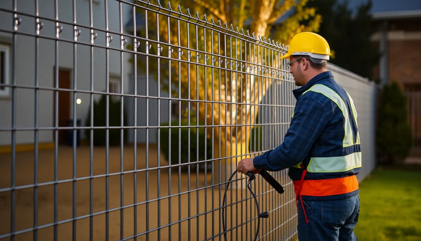 Security Fence Installation