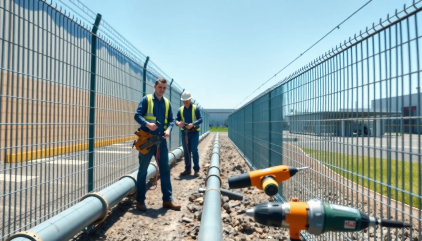 Commercial Fence Installation