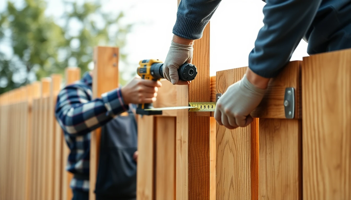 Wood Fence Installation