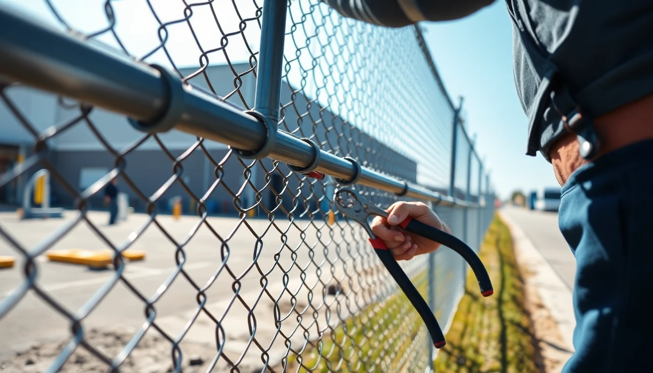 Chain Link Fence Installation